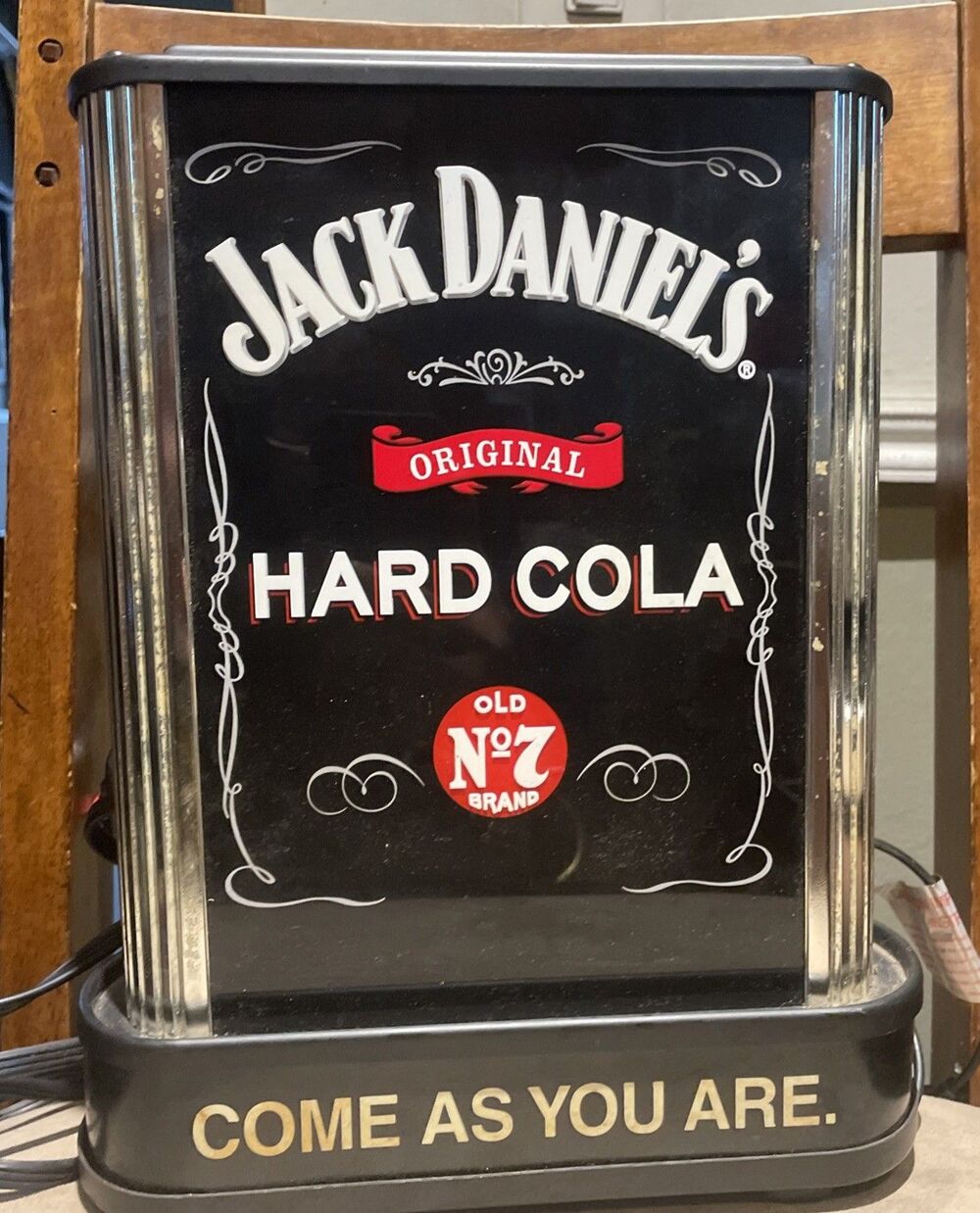 Vintage Jack Daniels Hard Cola Come As You Arf Bar Light 2002